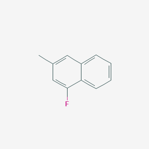 molecular formula C11H9F B3259483 4-Fluoro-2-methylnaphthalene CAS No. 319-15-3