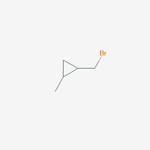 molecular formula C5H9B B3259502 1-(Bromomethyl)-2-methylcyclopropane CAS No. 31950-58-0