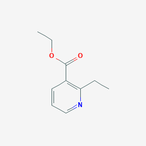molecular formula C10H13NO2 B3259511 Ethyl 2-ethylnicotinate CAS No. 3197-39-5