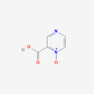 molecular formula C5H4N2O3 B3259540 1-Oxy-pyrazine-2-carboxylic acid CAS No. 32046-09-6