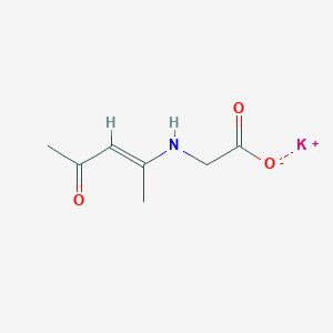 Potassium 2-[(4-oxopent-2-en-2-yl)amino]acetate