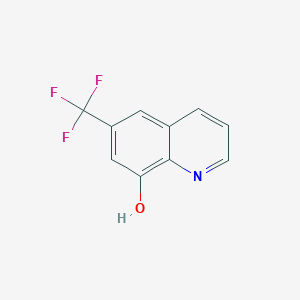 molecular formula C10H6F3NO B3259580 6-(Trifluoromethyl)quinolin-8-ol CAS No. 321-70-0