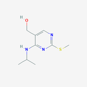 (4-(Isopropylamino)-2-(methylthio)pyrimidin-5-yl)methanol