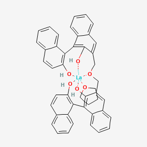 Di-[3-((S)-2,2'-dihydroxy-1,1'-binaphthylmethyl)]ether, lanthanum(III) salt, tetrahydrofuran adduct SCT-(S)-BINOL