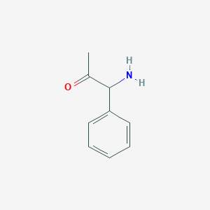 molecular formula C9H11NO B3259658 1-Amino-1-phenylpropan-2-one CAS No. 32187-27-2
