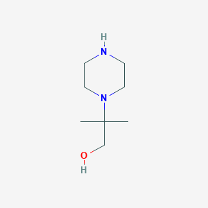 2-Methyl-2-(piperazin-1-yl)propan-1-ol