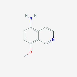 molecular formula C10H10N2O B3259666 8-Methoxyisoquinolin-5-amine CAS No. 321921-99-7