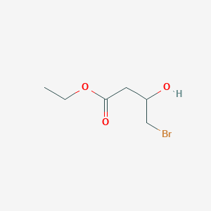 molecular formula C6H11BrO3 B3259691 Ethyl 4-bromo-3-hydroxybutanoate CAS No. 32224-01-4