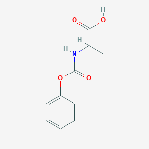 molecular formula C10H11NO4 B3259695 2-[(Phenoxycarbonyl)amino]propanoic acid CAS No. 32225-35-7