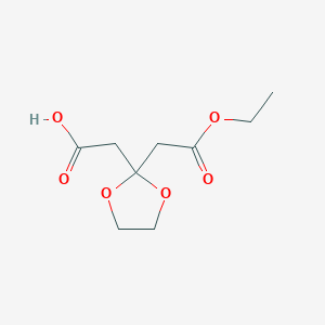 1,3-Dioxolane-2,2-diacetic acid, 2-ethyl ester