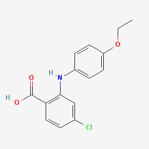 Benzoic acid, 4-chloro-2-[(4-ethoxyphenyl)amino]-