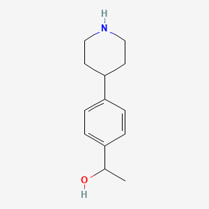 1-(4-(Piperidin-4-yl)phenyl)ethanol