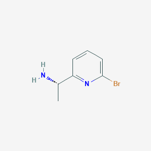 molecular formula C7H9BrN2 B3259719 (S)-1-(6-Bromopyridin-2-yl)ethanamine CAS No. 323584-38-9
