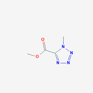molecular formula C4H6N4O2 B3259725 methyl 1-methyl-1H-1,2,3,4-tetrazole-5-carboxylate CAS No. 32366-17-9