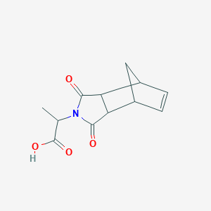 2-(1,3-dioxo-1,3,3a,4,7,7a-hexahydro-2H-4,7-methanoisoindol-2-yl)propanoic acid