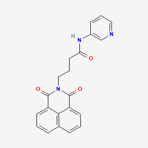 4-(1,3-dioxo-1H-benzo[de]isoquinolin-2(3H)-yl)-N-(pyridin-3-yl)butanamide