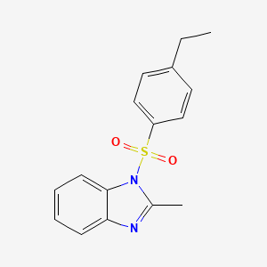 1-(4-Ethylphenyl)sulfonyl-2-methylbenzimidazole