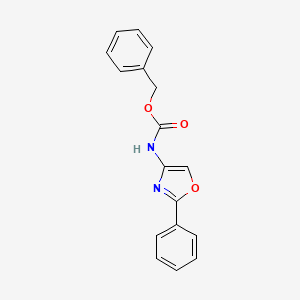 molecular formula C17H14N2O3 B3259895 Benzyl (2-phenyloxazol-4-yl)carbamate CAS No. 32512-42-8