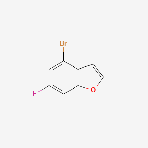 molecular formula C8H4BrFO B3259921 4-Bromo-6-fluoro-1-benzofuran CAS No. 325487-80-7
