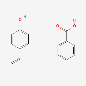 molecular formula C15H14O3 B3259929 Phenol, 4-ethenyl-, benzoate CAS No. 32568-59-5