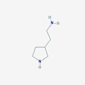 molecular formula C6H14N2 B3260020 2-(pyrrolidin-3-yl)ethan-1-amine CAS No. 326409-29-4