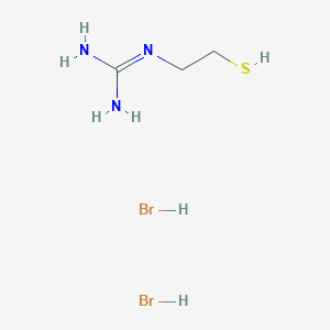 molecular formula C3H11Br2N3S B3260029 Mercaptoethylguanidine (MEG) dihydrobromide 