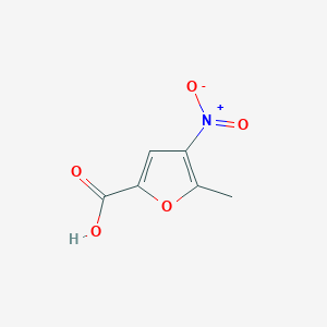 molecular formula C6H5NO5 B3260048 5-Methyl-4-nitrofuran-2-carboxylic acid CAS No. 326867-81-6