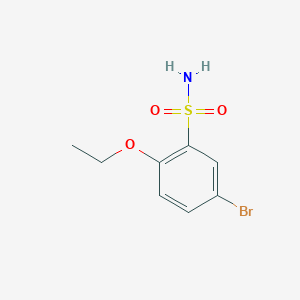 molecular formula C8H10BrNO3S B3260104 5-Bromo-2-ethoxybenzene-1-sulfonamide CAS No. 327081-38-9