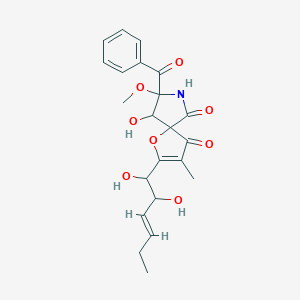 molecular formula C22H25NO8 B032602 11-O-Methylpseurotin A CAS No. 58523-30-1