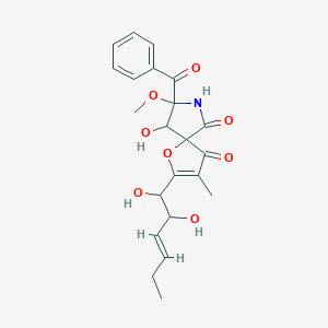molecular formula C22H25NO8 B032602 Pseurotin A CAS No. 58523-30-1