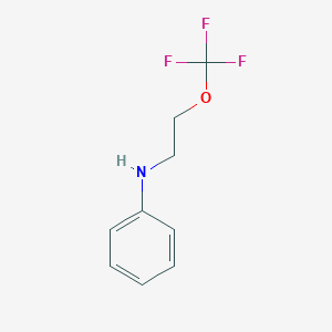 molecular formula C9H10F3NO B3260329 N-(2-(Trifluoromethoxy)ethyl)aniline CAS No. 329710-80-7