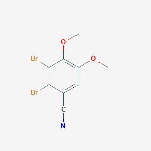 2,3-Dibromo-4,5-dimethoxybenzonitrile