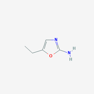 molecular formula C5H8N2O B3260485 5-Ethyl-1,3-oxazol-2-amine CAS No. 33124-05-9