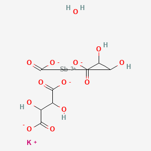 molecular formula C8H10KO13Sb B3260545 Potassium antimony tartrate hydrate CAS No. 331753-56-1
