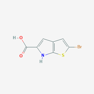 2-bromo-6H-thieno[2,3-b]pyrrole-5-carboxylic acid