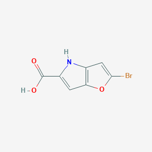 2-Bromo-4h-furo[3,2-b]pyrrole-5-carboxylic acid