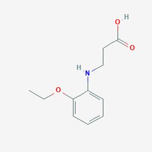 molecular formula C11H15NO3 B3260681 3-[(2-ETHOXYPHENYL)AMINO]PROPANOIC ACID CAS No. 3334-68-7