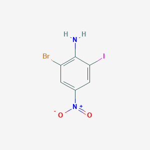 2-Bromo-6-iodo-4-nitro-aniline