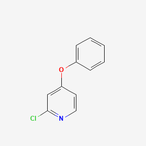 molecular formula C11H8ClNO B3260741 2-Chloro-4-phenoxypyridine CAS No. 334010-49-0