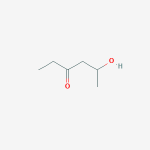 molecular formula C6H12O2 B3260954 (2S)-hydroxy-2 hexanone-4 CAS No. 33683-44-2