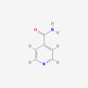 molecular formula C6H6N2O B032610 2,3,5,6-Tetradeuteriopyridine-4-carboxamide CAS No. 1219799-40-2