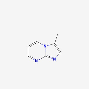 molecular formula C7H7N3 B3261007 3-Methylimidazo[1,2-a]pyrimidine CAS No. 33794-80-8