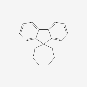 molecular formula C19H20 B3261071 Spiro[cycloheptane-1,9'-fluorene] CAS No. 33850-58-7