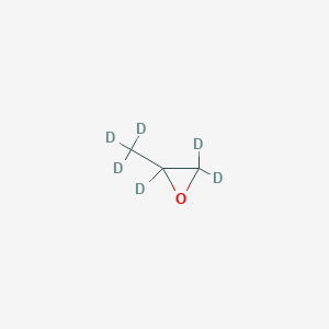 molecular formula C3H6O B032611 (+/-)-1,2-Propylene-d6 Oxide CAS No. 202468-69-7