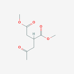 molecular formula C9H14O5 B3261137 Dimethyl 2-(2-oxopropyl)butanedioate CAS No. 33950-49-1