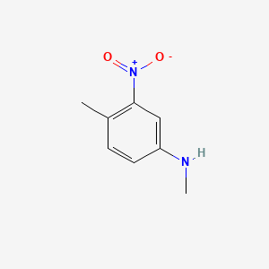 molecular formula C8H10N2O2 B3261193 Methyl-(4-methyl-3-nitro-phenyl)-amine CAS No. 33992-16-4