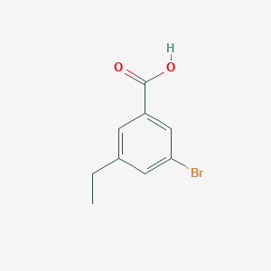 molecular formula C9H9BrO2 B3261306 3-Bromo-5-ethylbenzoic acid CAS No. 342045-08-3