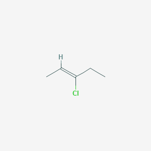 molecular formula C5H9Cl B3261319 (Z)-3-Chloro-2-pentene CAS No. 34238-52-3