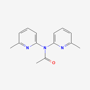 molecular formula C14H15N3O B3261351 N,N-Bis(6-methylpyridin-2-yl)acetamide CAS No. 342653-92-3