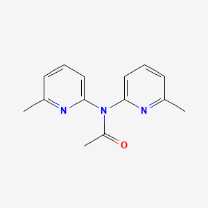 N,N-Bis(6-methylpyridin-2-yl)acetamide
